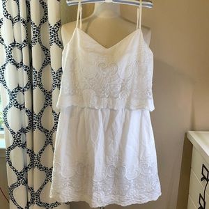 GB (Gianni Bini) white cotton dress Sz M